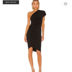 Lovers and friends oona dress in black